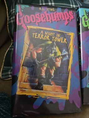 Goosebumps: A Night in Terror Tower VHS – Bold Purple Cover